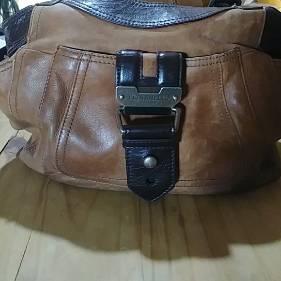 Tignanello Handbags - Tignanello Shoulder Bag - Black & Tan